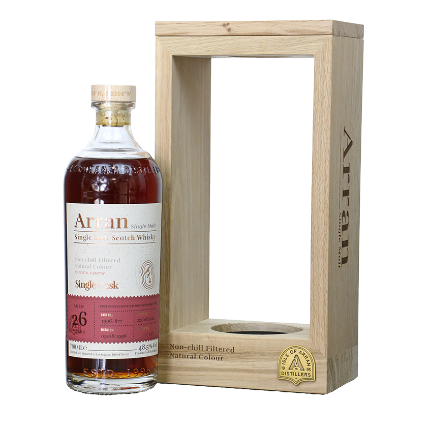 Arran 1996 26 Year Old Single Cask #877 For The Whisky Shop | 70cl/48.5%
