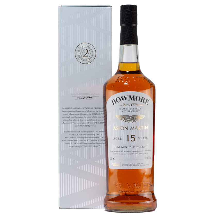Bowmore 15 Year Old Aston Martin Edition No.2 Travel Retail Exclusive | 100cl / 43%