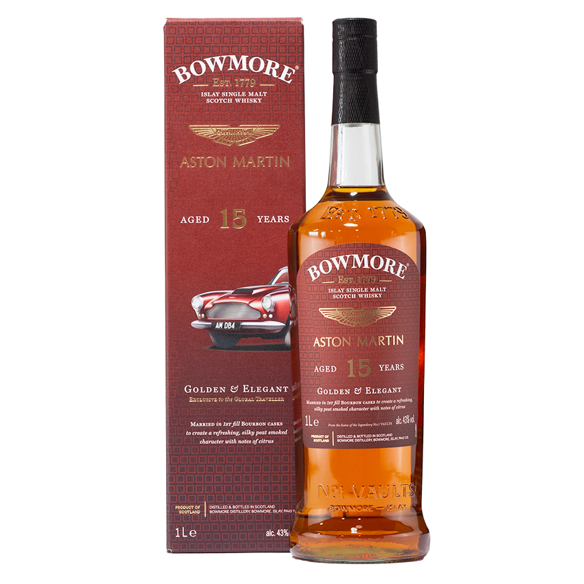 Bowmore 15 Year Old Aston Martin Edition No.8 – Travel Retail | 100cl/43.0%