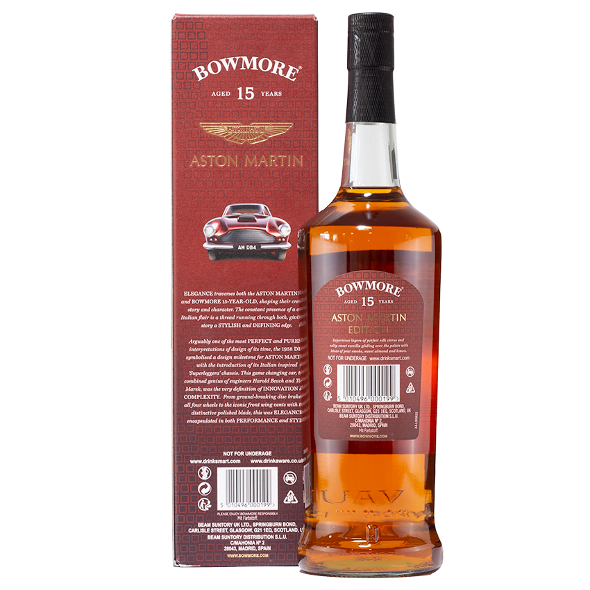 Bowmore 15 Year Old Aston Martin Edition No.8 – Travel Retail | 100cl/43.0%