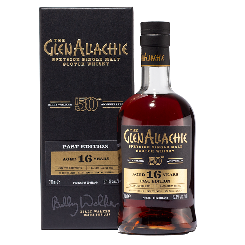GlenAllachie 16 Year Old - Billy Walker 50th Anniversary Past Edition | 70cl / 57.1%