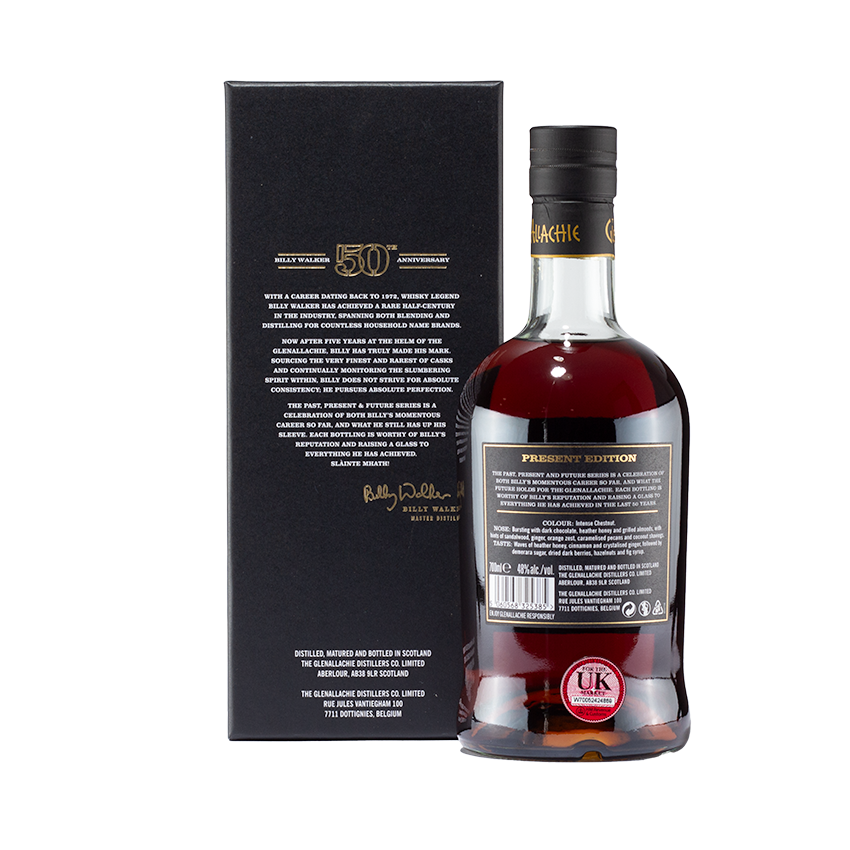 GlenAllachie 16 Year Old – Billy Walker 50th Anniversary Present Edition | 70cl 48%