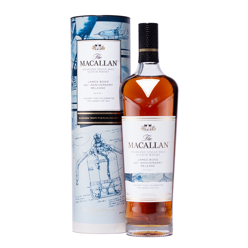 The Macallan James Bond 60th Anniversary Release Decade I | 70cl/43.7%