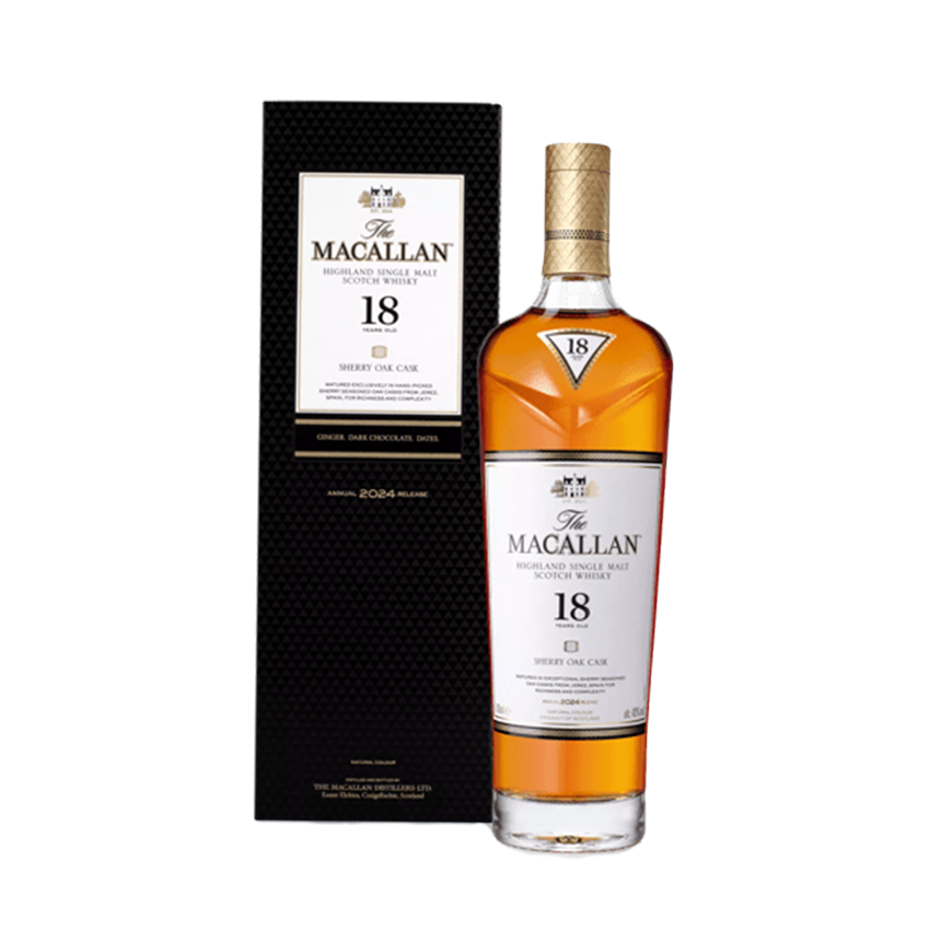 The Macallan 18 Year Old Sherry Oak 2024 Release | 70cl/43.0%