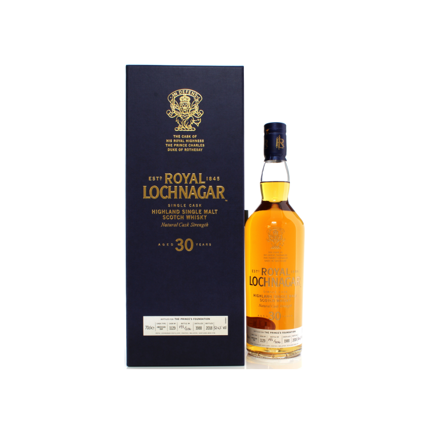 Royal Lochnagar 1988 30 Year Old Single Cask #1129 – The Prince’s Foundation | 70cl/52.6%
