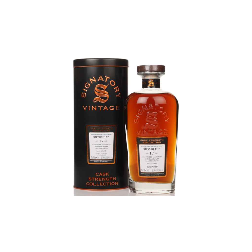 Unnamed Speyside 2005 17 Year Old Signatory Vintage Cask Strength Collection #DRU17/A106 #18 | 70cl/57.5%