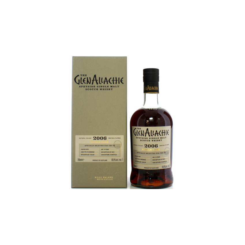 GlenAllachie 2006 16 Year Old Single Cask #6607 | 70cl/59.0%