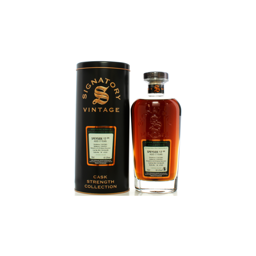 Unnamed Speyside 2005 17 Year Old Signatory Vintage Cask Strength Collection #DRU17/A106 #28 | 70cl/61.0%