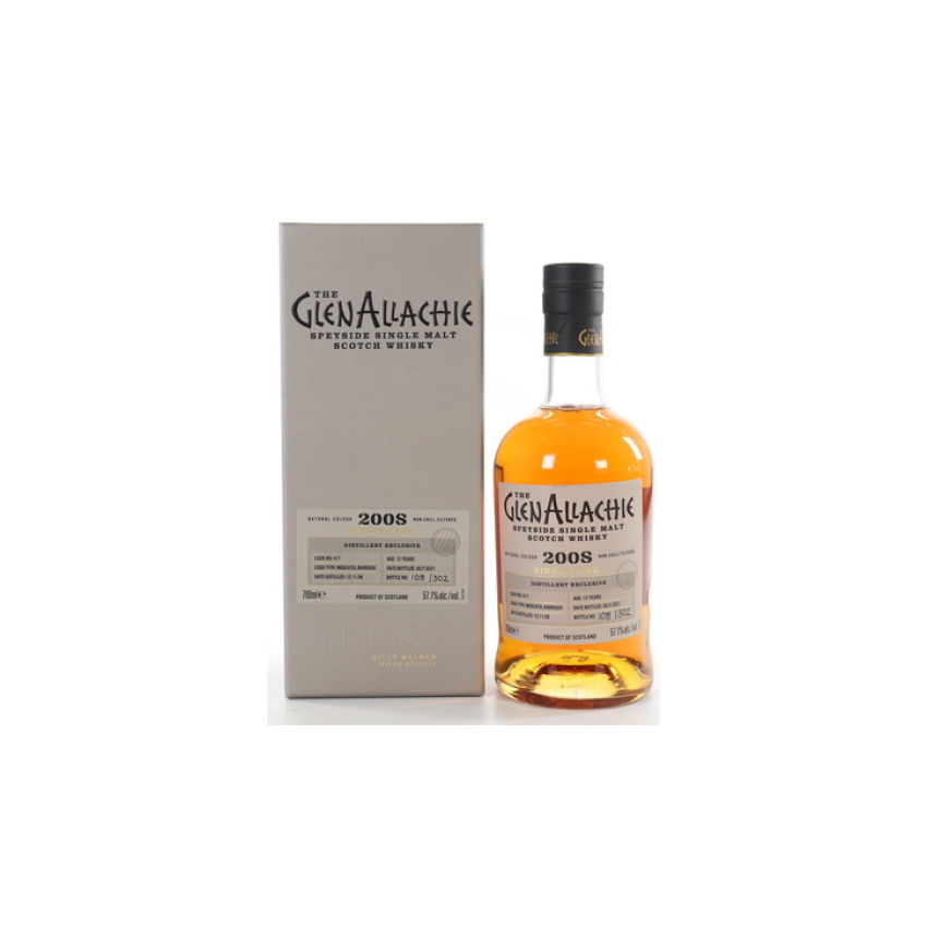 GlenAllachie 2008 12 Year Old Single Cask #417 | 70cl/57.1%