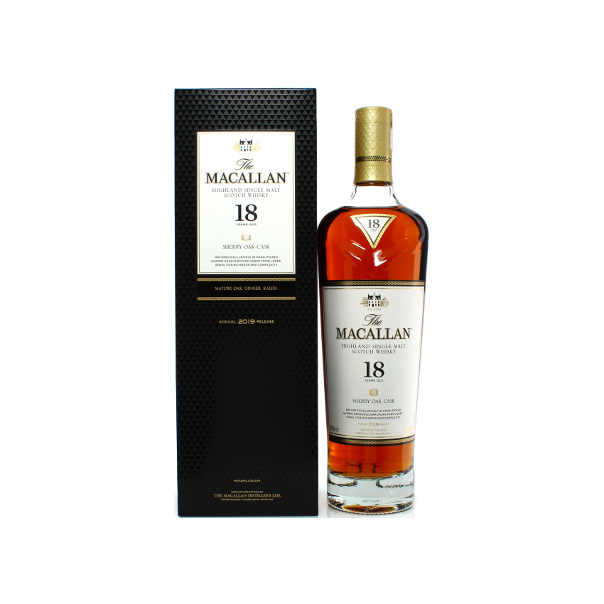 The Macallan 18 Year Old Sherry Oak 2019 Release | 70cl/43.0%