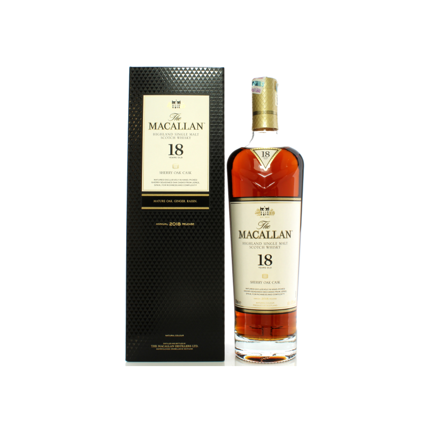 The Macallan 18 Year Old Sherry Oak 2018 Release | 70cl/43.0%